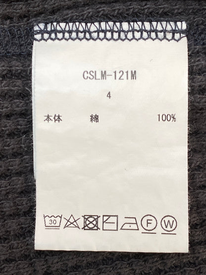 【中古品】【メンズ】 CIOTA シオタ スビンコットン ツータックワッフル ロングTシャツ CSLM-121M メンズ トップス 長袖 140-260720-em-72-min サイズ：4 カラー：グレー 万代Net店
