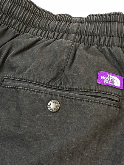 【中古品】【メンズ】 THE NORTH FACE PURPLE LABEL ザノースフェイスパープルレーベル RIP STOP SHIRRED WAIST PANTS NT5951N リップストップ パンツ 155-260720-em-77-min サイズ：30 カラー：ブラック 万代Net店