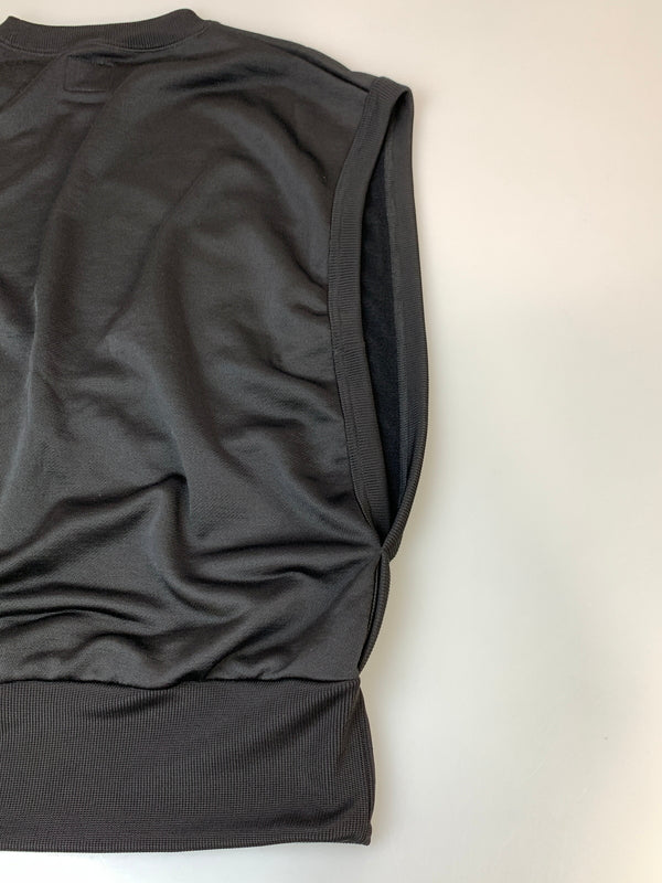 【中古品】【メンズ】 NEEDLES ニードルス MR519 SLEEVELESS SWEAT ノースリーブ ベスト 140-260719-AS-60-min サイズ：S カラー：ブラック 万代Net店