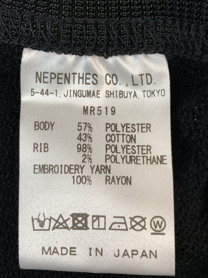 【中古品】【メンズ】 NEEDLES ニードルス MR519 SLEEVELESS SWEAT ノースリーブ ベスト 140-260719-AS-60-min サイズ：S カラー：ブラック 万代Net店