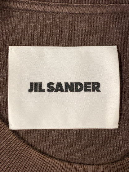【中古品】【メンズ】 JIL SANDER ジルサンダー KK JM NM 0019 バイカラーTシャツ メンズ トップス 半袖 刺繍 141-260720-em-46-min サイズ：Ｓ カラー：ブラウン/ホワイト 万代Net店