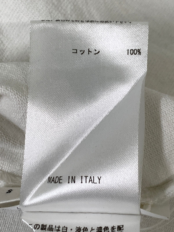 【中古品】【メンズ】 JIL SANDER ジルサンダー KK JM NM 0019 バイカラーTシャツ メンズ トップス 半袖 刺繍 141-260720-em-46-min サイズ：Ｓ カラー：ブラウン/ホワイト 万代Net店