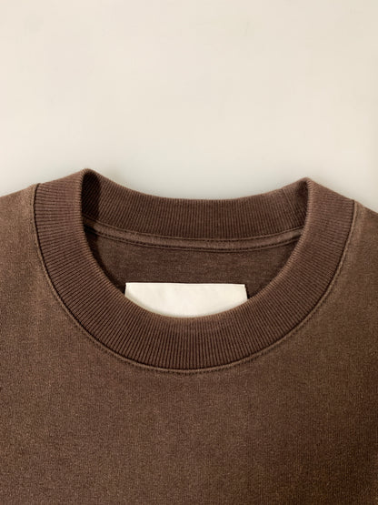 【中古品】【メンズ】 JIL SANDER ジルサンダー KK JM NM 0019 バイカラーTシャツ メンズ トップス 半袖 刺繍 141-260720-em-46-min サイズ：Ｓ カラー：ブラウン/ホワイト 万代Net店