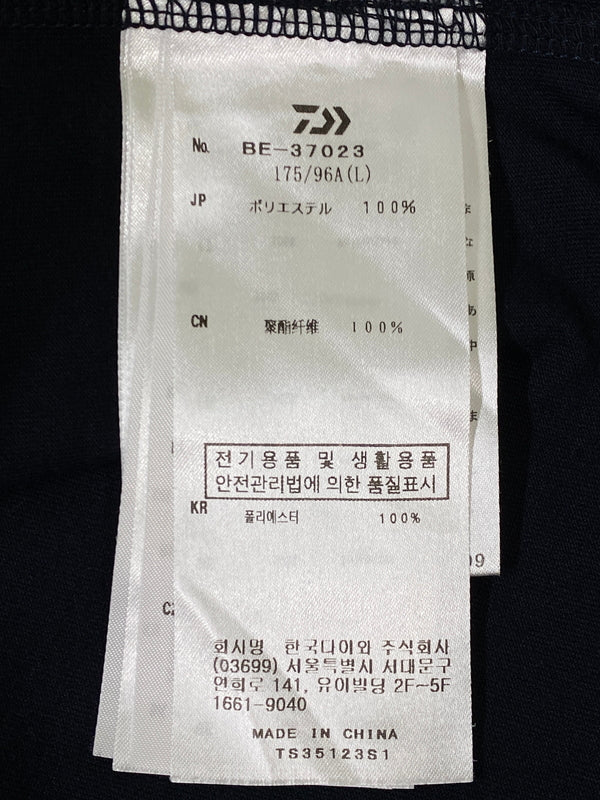 【中古品】【メンズ】 DAIWA TECH DRAWSTRING TEE PIER39 BE-37023 テック ドローストリング 半袖Tシャツ メンズ トップス ドローコード 140-260720-em-04-min サイズ：Ｌ カラー：ネイビー 万代Net店