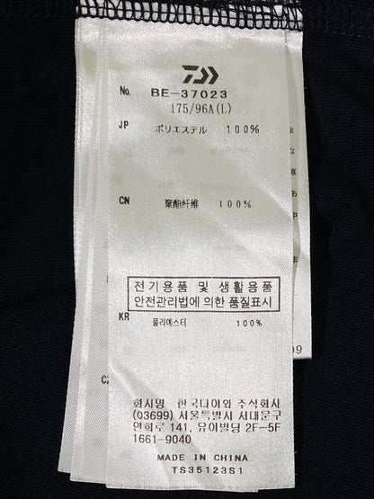 【中古品】【メンズ】 DAIWA TECH DRAWSTRING TEE PIER39 BE-37023 テック ドローストリング 半袖Tシャツ メンズ トップス ドローコード 140-260720-em-04-min サイズ：Ｌ カラー：ネイビー 万代Net店