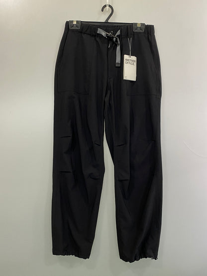 【中古品】【メンズ】 ANOTHER OFFICE アナザーオフィス POLYESTER PANTS AODSPT008BK-01 ポリエステル パンツ メンズ ボトムス 152-260720-em-78-min サイズ：2 カラー：ブラック 万代Net店