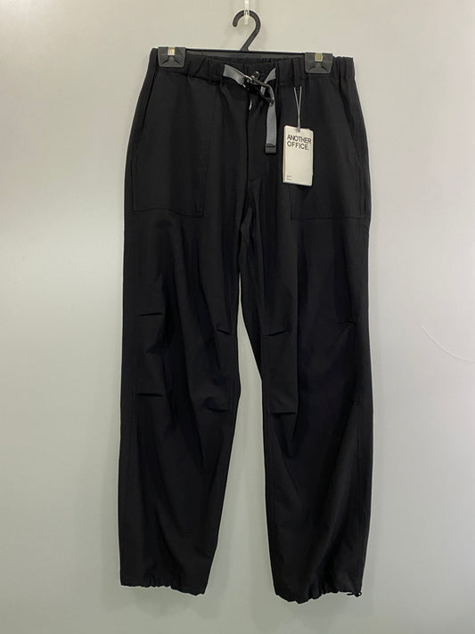 【中古品】【メンズ】 ANOTHER OFFICE アナザーオフィス POLYESTER PANTS AODSPT008BK-01 ポリエステル パンツ メンズ ボトムス 152-260720-em-78-min サイズ：2 カラー：ブラック 万代Net店