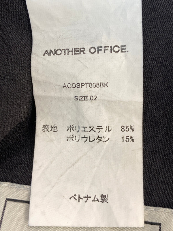 【中古品】【メンズ】 ANOTHER OFFICE アナザーオフィス POLYESTER PANTS AODSPT008BK-01 ポリエステル パンツ メンズ ボトムス 152-260720-em-78-min サイズ：2 カラー：ブラック 万代Net店
