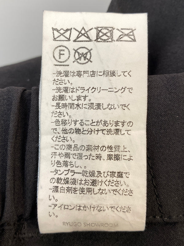 【中古品】【メンズ】 ANOTHER OFFICE アナザーオフィス POLYESTER PANTS AODSPT008BK-01 ポリエステル パンツ メンズ ボトムス 152-260720-em-78-min サイズ：2 カラー：ブラック 万代Net店