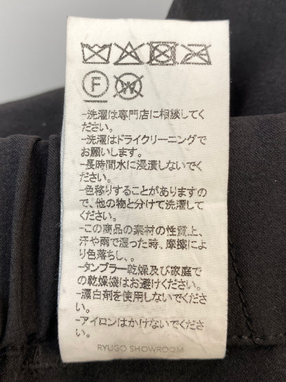 【中古品】【メンズ】 ANOTHER OFFICE アナザーオフィス POLYESTER PANTS AODSPT008BK-01 ポリエステル パンツ メンズ ボトムス 152-260720-em-78-min サイズ：2 カラー：ブラック 万代Net店