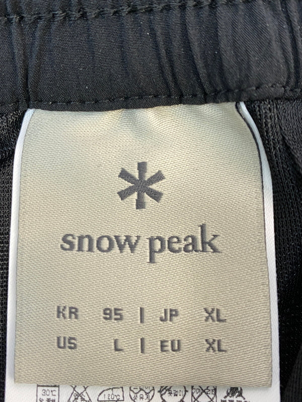 【中古品】【メンズ】 SNOW PEAK スノーピーク ROOT TAPERED PANTS S26MMR-PT69 ルート テーパード パンツ メンズ ボトムス 155-260720-em-80-min サイズ：XL カラー：ブラック 万代Net店