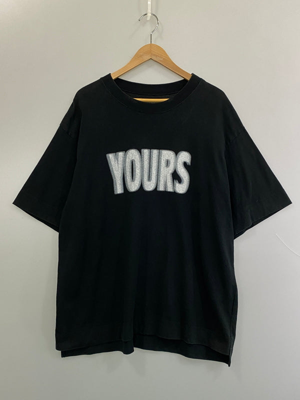 【中古品】【メンズ】 JIEDA ジエダ YOURS PRINT TEE JIE-17W-CT15 ユアーズ プリント Tシャツ 半袖 メンズ トップス 140-260720-em-71-min サイズ：OS カラー：ブラック 万代Net店