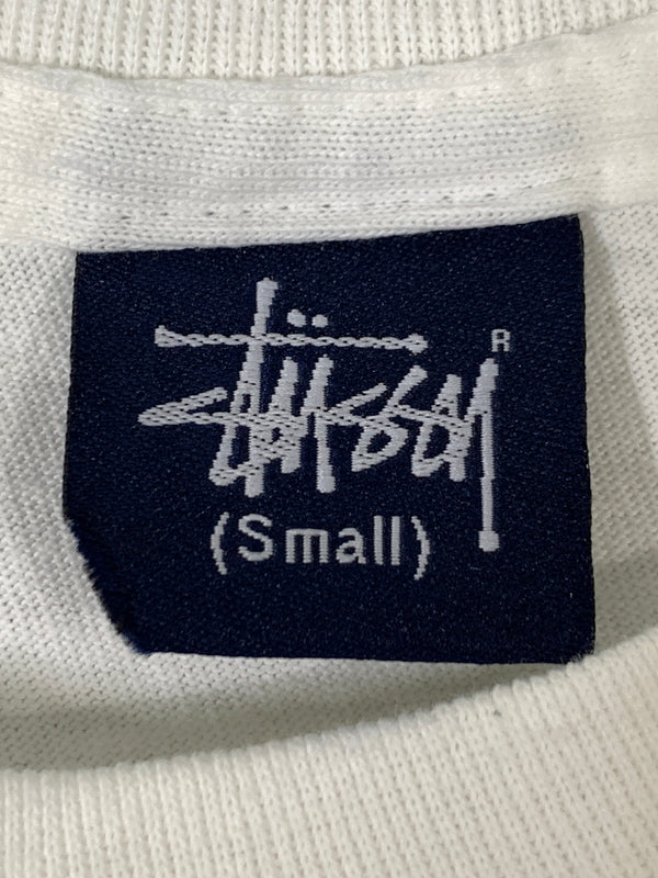 【中古品】【メンズ】 OLD STUSSY オールドステューシー 00S PANTHER × LION LOGO SS TEE パンサー × ライオン ロゴ プリント 半袖 Tシャツ 00年代 ヴィンテージ メンズ トップス 142-260720-em-57-min サイズ：Ｓ カラー：ホワイト 万代Net店