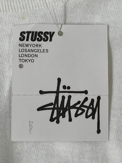 【中古品】【メンズ】 OLD STUSSY オールドステューシー 00S PANTHER × LION LOGO SS TEE パンサー × ライオン ロゴ プリント 半袖 Tシャツ 00年代 ヴィンテージ メンズ トップス 142-260720-em-57-min サイズ：Ｓ カラー：ホワイト 万代Net店
