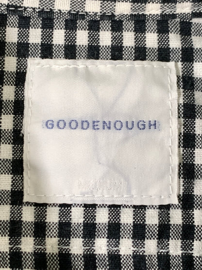【中古品】【メンズ】 GOODENOUGH グッドイナフ LS ピースアウトチェックシャツ ロングスリーブ メンズ 長袖 シャツ トップス ボタン 142-260720-em-66-min カラー：ブラック/ホワイト 万代Net店
