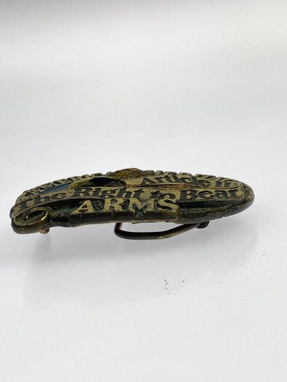 【中古品】【メンズ】 UNNKOW 1984 ピューター 第2条 武器所持の権利 アメリカの遺産 USA バックル 208-260723-jt-13-min 万代Net店