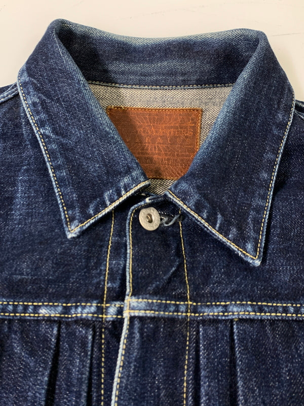 【中古品】【メンズ】 WEARMASTERS ウエアマスターズ LOT.200 DENIM JACKET デニムジャケット メンズ アウター Gジャン 145-260720-em-51-min サイズ：42 カラー：インディゴ 万代Net店