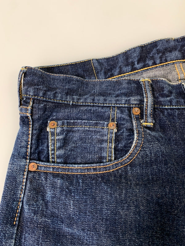 【中古品】【メンズ】 TCB JEANS ティーシービー ジーンズ 50'S JEANS 13.5OZ 50年代 ジーンズ 13.5オンス メンズ ボトムス デニムパンツ ジーンズ ジーパン ヴィンテージ 156-260720-em-40-min サイズ：W33 カラー：インディゴ 万代Net店