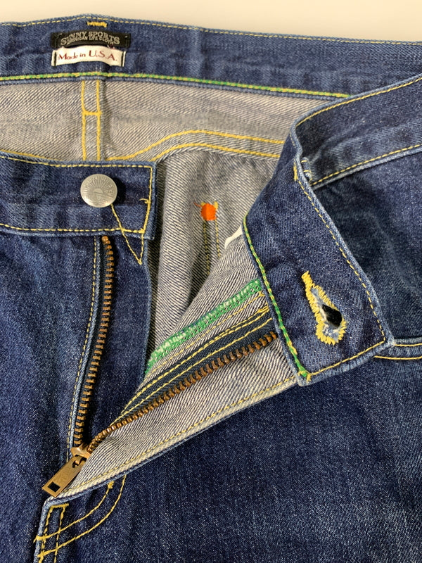 【中古品】【メンズ】 SUNNY SPORTS サニースポーツ DENIM PANTS USA製 デニムパンツ メンズ ボトムス アメリカ製 ジーンズ ジーパン 156-260720-em-41-min カラー：インディゴ 万代Net店