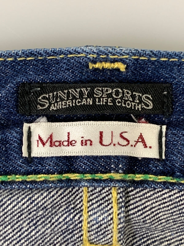 【中古品】【メンズ】 SUNNY SPORTS サニースポーツ DENIM PANTS USA製 デニムパンツ メンズ ボトムス アメリカ製 ジーンズ ジーパン 156-260720-em-41-min カラー：インディゴ 万代Net店