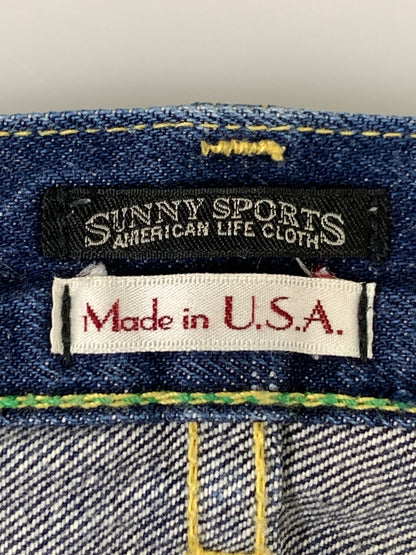 【中古品】【メンズ】 SUNNY SPORTS サニースポーツ DENIM PANTS USA製 デニムパンツ メンズ ボトムス アメリカ製 ジーンズ ジーパン 156-260720-em-41-min カラー：インディゴ 万代Net店