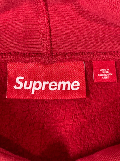 【中古品】【メンズ】 SUPREME 26SS ARABIC LOGO HOODED SWEATSHIRT アラビック ロゴ フーデッド スウェットシャツ メンズ 長袖 パーカー トップス 149-260720-em-52-min サイズ：M カラー：レッド 万代Net店
