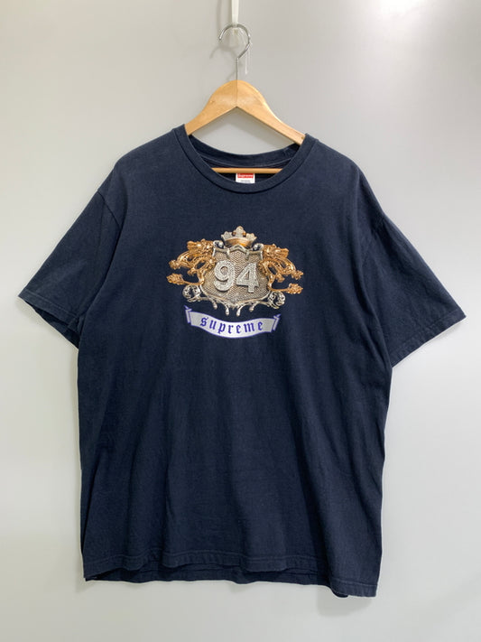 【中古品】【メンズ】 SUPREME シュプリーム 24AW DIAMOND TEE ダイアモンド プリント 半袖Tシャツ メンズ トップス 149-260720-em-50-min サイズ：Ｌ カラー：ダークネイビー 万代Net店