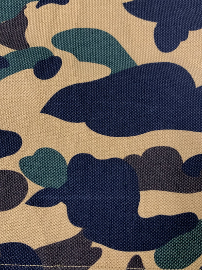 【中古品】【メンズ】 A BATHING APE アベイシングエイプ 1ST CAMO ONE POINT REGULAR FIT POLO SHIRT ファースト カモ ワンポイント レギュラー フィット ポロシャツ 半袖 メンズ 142-260723-em-40-min サイズ：L カラー：マスタード系 万代Net店