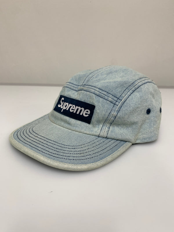 【中古品】【メンズ/レディース】 SUPREME シュプリーム 25SS DENIM CAMP CAP デニム キャンプ キャップ 帽子 185-260723-em-17-min サイズ：58cm ONE SIZE カラー：インディゴ 万代Net店
