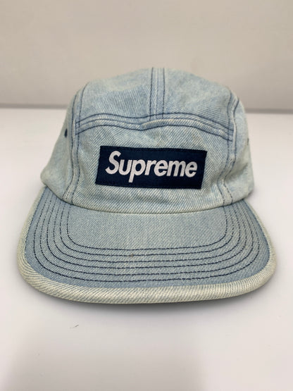 【中古品】【メンズ/レディース】 SUPREME シュプリーム 25SS DENIM CAMP CAP デニム キャンプ キャップ 帽子 185-260723-em-17-min サイズ：58cm ONE SIZE カラー：インディゴ 万代Net店