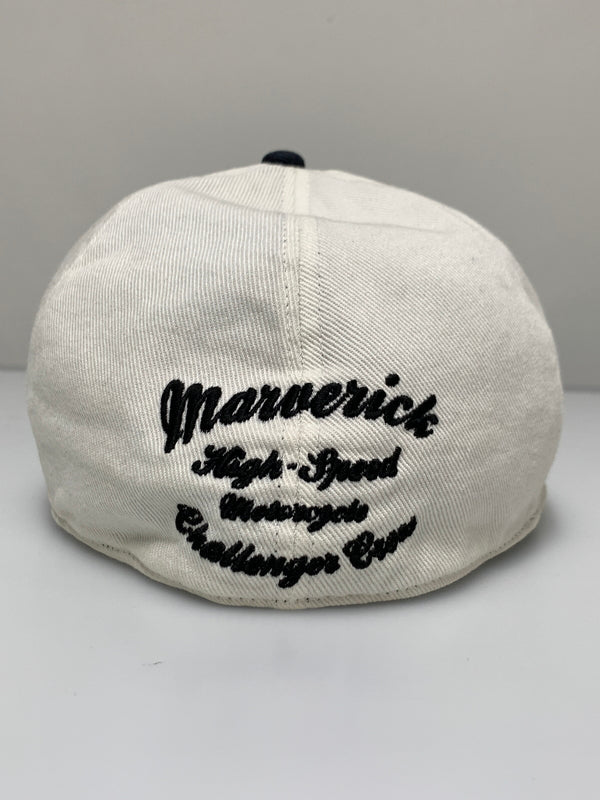 【現状渡し品】【メンズ/レディース】 CHALLENGER チャレンジャー FISH LOGO CAP 初期 ツバ切り フィッシュ ロゴ キャップ 帽子 メッシュキャップ 185-260723-em-20-min カラー：ホワイト/ブラック 万代Net店