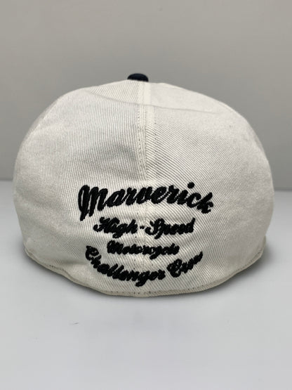 【現状渡し品】【メンズ/レディース】 CHALLENGER チャレンジャー FISH LOGO CAP 初期 ツバ切り フィッシュ ロゴ キャップ 帽子 メッシュキャップ 185-260723-em-20-min カラー：ホワイト/ブラック 万代Net店