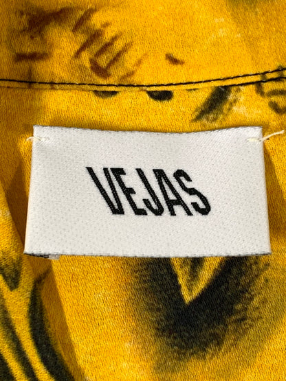 【中古品】【メンズ】 VEJAS ヴェジャス VISCOSE S/S SHIRT ビスコース ショートスリーブ シャツ メンズ トップス 半袖シャツ 141-260723-em-41-min サイズ：34 カラー：マスタード 万代Net店