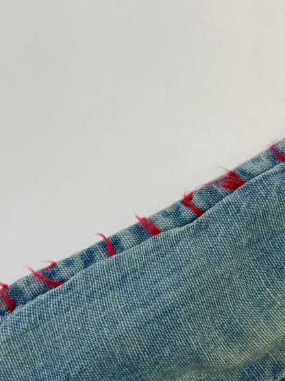 【中古品】【メンズ】 BIGMAC ビッグマック 70'S HANDSTITCH CHAMBRAY SHIRT 70年代 ハンドステッチ シャンブレー シャツ 長袖 ロングスリーブ 146-260724-hu-35-min カラー：ライトブルー系 万代Net店