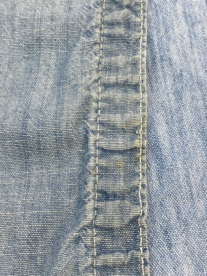 【中古品】【メンズ】 BIGMAC ビッグマック 70'S HANDSTITCH CHAMBRAY SHIRT 70年代 ハンドステッチ シャンブレー シャツ 長袖 ロングスリーブ 146-260724-hu-35-min カラー：ライトブルー系 万代Net店
