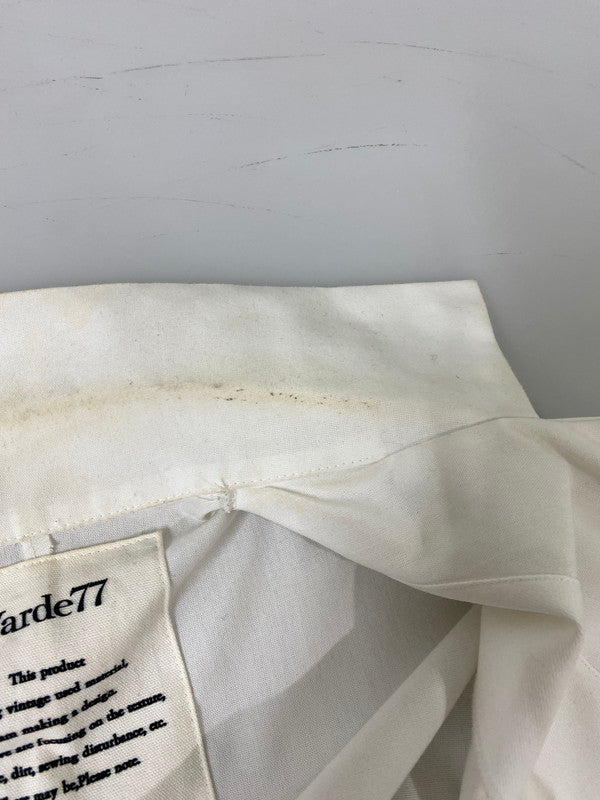【現状渡し品】【メンズ】 VARDE77 バルデ77 MAKEOVER XXXL UNIFORM COAT コート アウター 140-260721-zi-22-min サイズ：FREE カラー：ホワイト 万代Net店