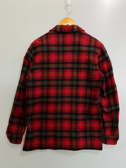 【現状渡し品】【メンズ】 PENDLETON ペンドルトン 60'S WOOL JACKET ウール ジャケット 146-260721-zi-21-min サイズ：M カラー：レッド/グリーン/チェック柄 万代Net店