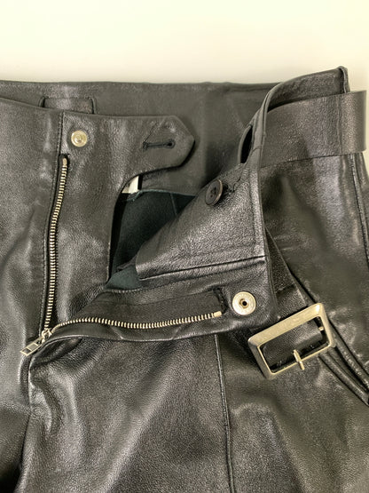 【中古品】【メンズ】 PIHAKAPI ピハカピ LEATHER PANTS 19A90PHU22 レザー パンツ メンズ ボトムス 152-260720-em-43-min サイズ：28 カラー：ブラック 万代Net店