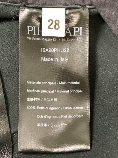 【中古品】【メンズ】 PIHAKAPI ピハカピ LEATHER PANTS 19A90PHU22 レザー パンツ メンズ ボトムス 152-260720-em-43-min サイズ：28 カラー：ブラック 万代Net店