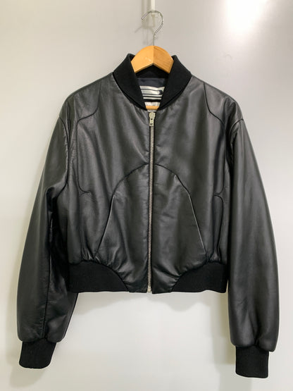 【中古品】【メンズ】 PIHAKAPI ピハカピ LEATHER BLOUSON 19A90PHU37 レザー ブルゾン メンズ アウター 革 ラムレザー 141-260720-em-47-min サイズ：M カラー：ブラック 万代Net店