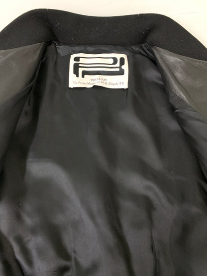 【中古品】【メンズ】 PIHAKAPI ピハカピ LEATHER BLOUSON 19A90PHU37 レザー ブルゾン メンズ アウター 革 ラムレザー 141-260720-em-47-min サイズ：M カラー：ブラック 万代Net店