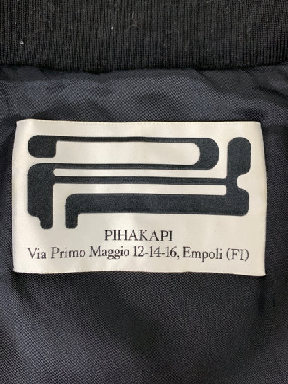 【中古品】【メンズ】 PIHAKAPI ピハカピ LEATHER BLOUSON 19A90PHU37 レザー ブルゾン メンズ アウター 革 ラムレザー 141-260720-em-47-min サイズ：M カラー：ブラック 万代Net店