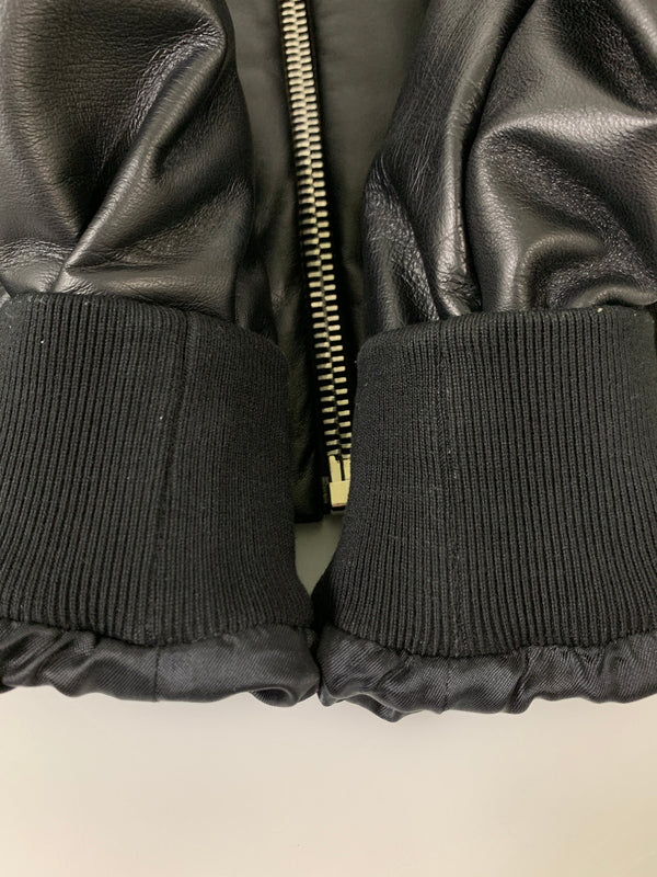 【中古品】【メンズ】 PIHAKAPI ピハカピ LEATHER BLOUSON 19A90PHU37 レザー ブルゾン メンズ アウター 革 ラムレザー 141-260720-em-47-min サイズ：M カラー：ブラック 万代Net店