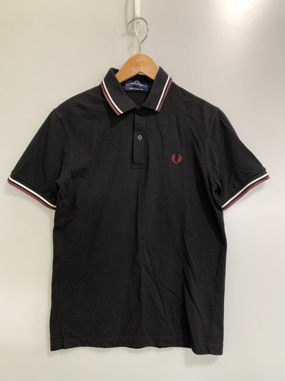 【中古品】【メンズ】 FRED PERRY フレッドペリー イングランド製 SS POLO SHIRT 半袖 ポロシャツ メンズ トップス ショートスリーブ 141-260720-em-61-min カラー：ブラック 万代Net店