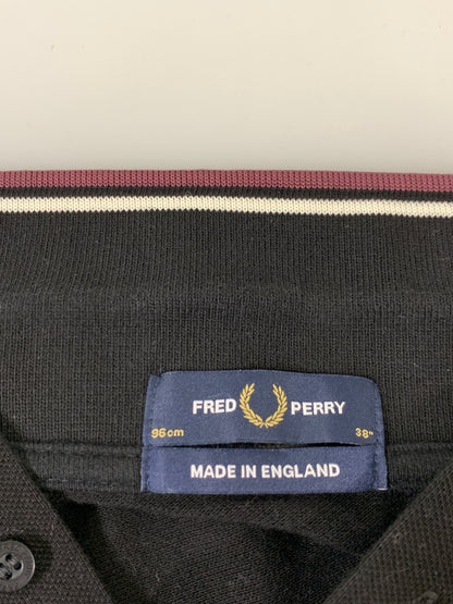 【中古品】【メンズ】 FRED PERRY フレッドペリー イングランド製 SS POLO SHIRT 半袖 ポロシャツ メンズ トップス ショートスリーブ 141-260720-em-61-min カラー：ブラック 万代Net店