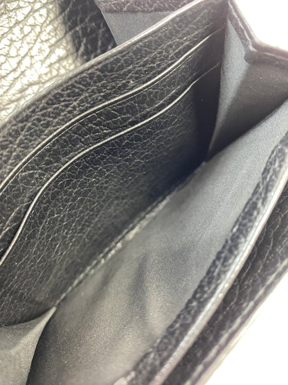 【中古品】【メンズ】 MAISON MARGIELA メゾン マルジェラ 4ステッチ アコーディオン フォールド レザー コンパクトウォレット カードケース S56UI0149 200-260723-jt-11-min カラー：ブラック 万代Net店