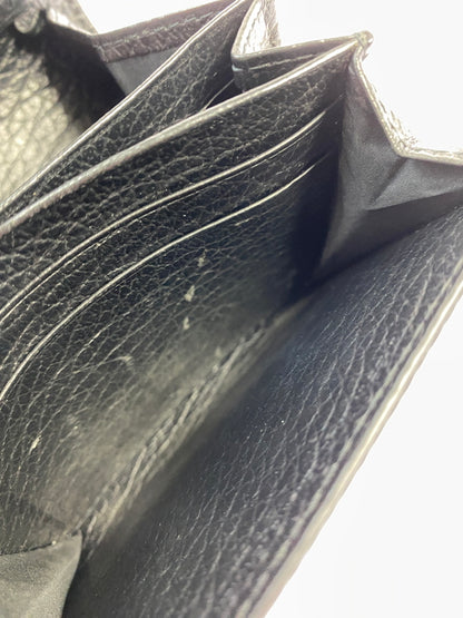 【中古品】【メンズ】 MAISON MARGIELA メゾン マルジェラ 4ステッチ アコーディオン フォールド レザー コンパクトウォレット カードケース S56UI0149 200-260723-jt-11-min カラー：ブラック 万代Net店