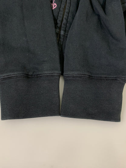 【中古品】【メンズ】 ED HARDY エドハーディ ZIP HOODIE ジップ フーディ ジップアップ メンズ ライトアウター パーカー 146-260720-em-60-min サイズ：Ｓ カラー：ブラック 万代Net店