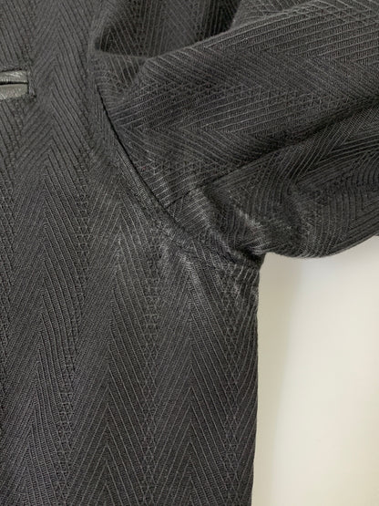 【中古品】【メンズ】 R.J.B アールジェイビー WORK JACKET ワークジャケット メンズ アウター ジップアップ 刺繍 145-260720-em-53-min サイズ：38 カラー：ブラック 万代Net店