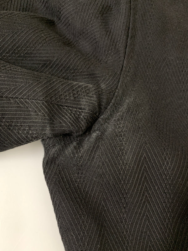 【中古品】【メンズ】 R.J.B アールジェイビー WORK JACKET ワークジャケット メンズ アウター ジップアップ 刺繍 145-260720-em-53-min サイズ：38 カラー：ブラック 万代Net店
